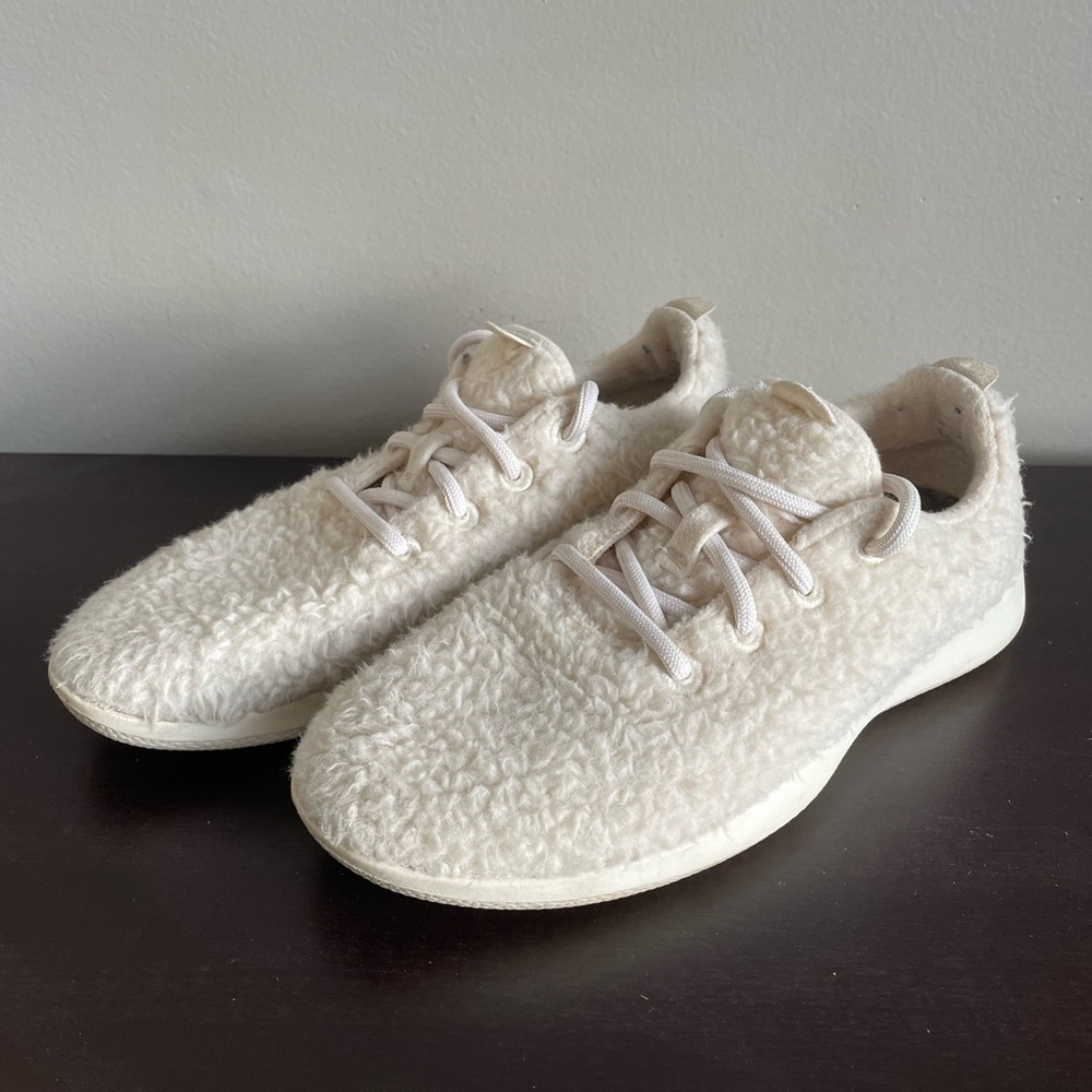 Allbird Wool Runner Fluff WRF Limited Edition Sherpa Fur Shoes Womens Size 8